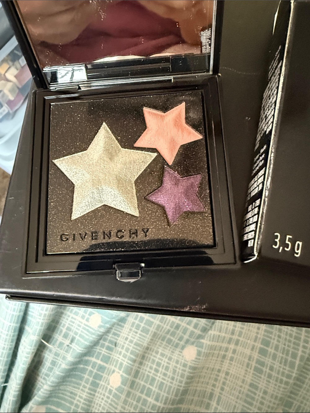 Givenchy Star Eyeshadow Trio - Silver, Coral, Purple